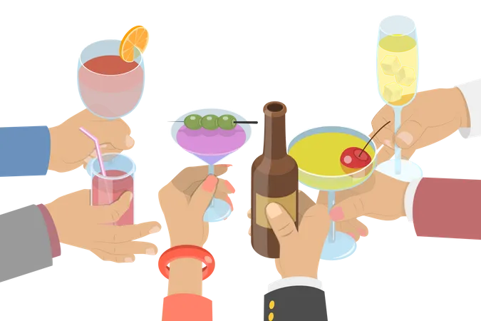 Cheers  Illustration