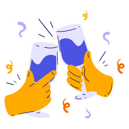 Cheers  Illustration