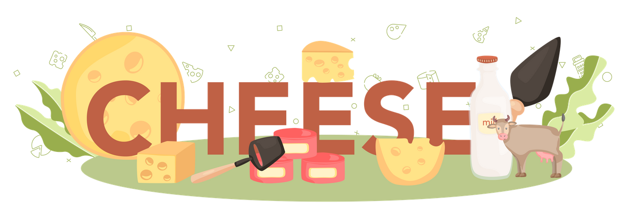 Cheese production  Illustration