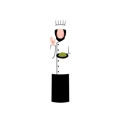 Chef árabe  Ilustração