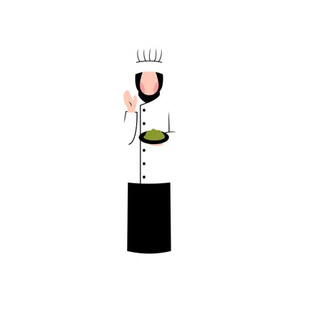 Chef árabe  Ilustração