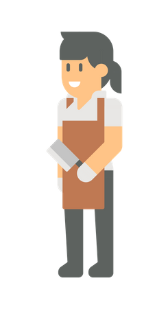 Chef assistente  Ilustração