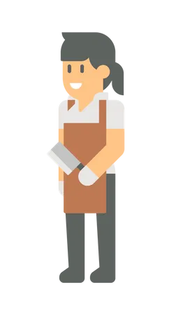 Chef assistente  Ilustração