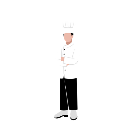 Chef de restaurante profesional  Ilustración