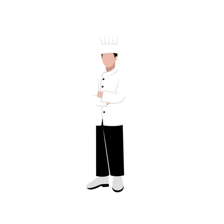 Chef de restaurante profesional  Ilustración