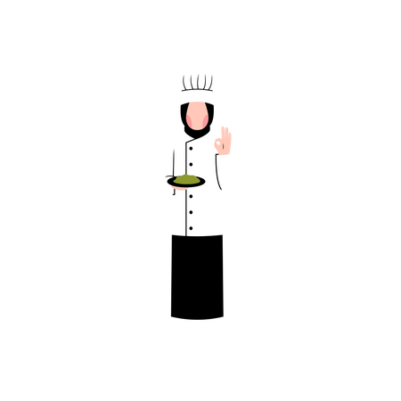 Chef feminina  Ilustração