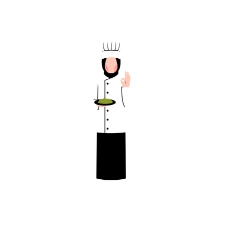 Chef feminina  Ilustração