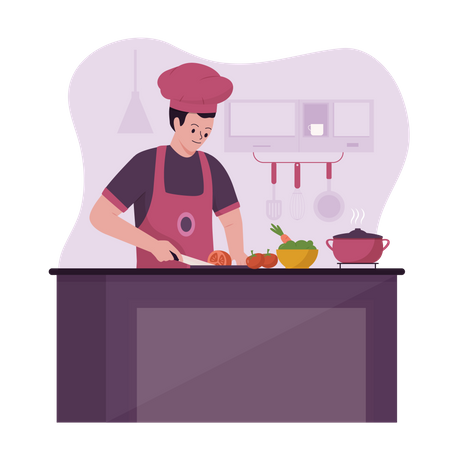 Chef cuisinier  Illustration