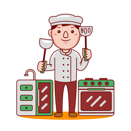 Chef  Illustration