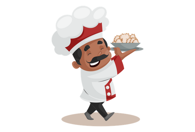 Chef indien  Illustration