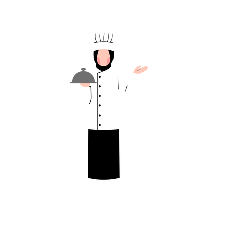 Chef islámico  Ilustración