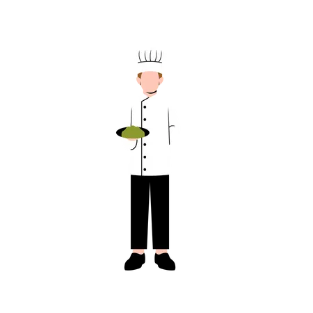 Chef masculino  Ilustração