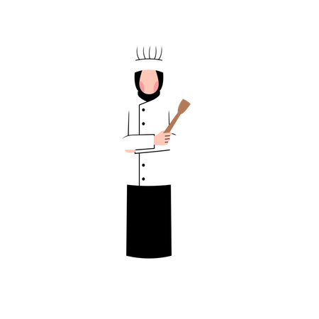 Chef islámica  Ilustración