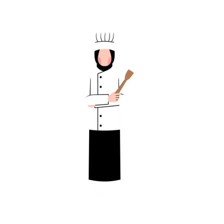 Chef islámica  Ilustración