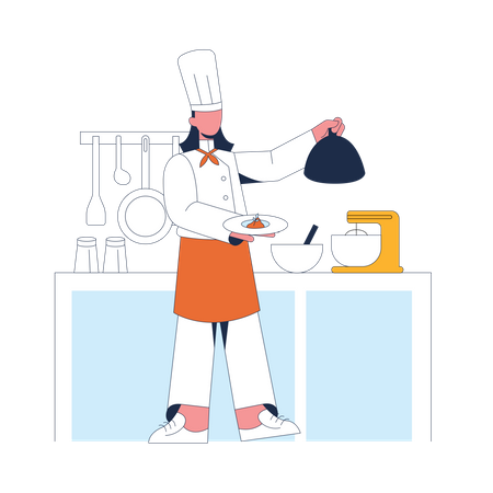 Chef Profissional  Ilustração