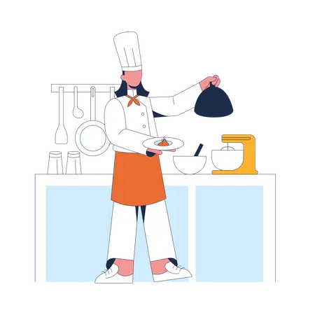 Chef Profissional  Ilustração