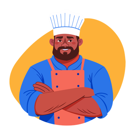 Chefe de cozinha  Ilustração