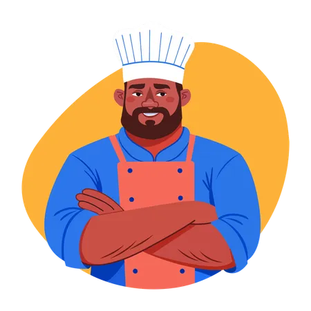 Chefe de cozinha  Ilustração