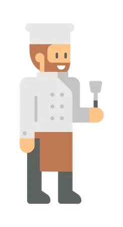 Chefe de cozinha  Ilustração