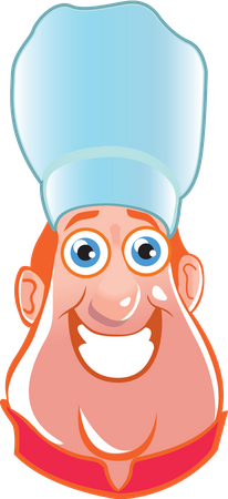 Chefe de cozinha  Ilustração