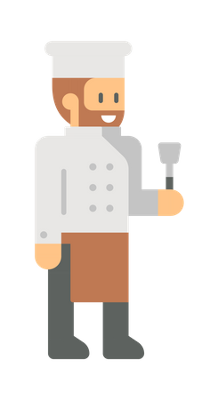 Chefe de cozinha  Ilustração