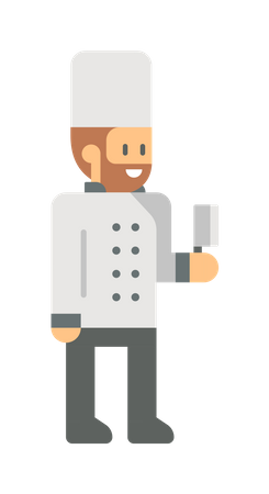 Chefe de cozinha  Ilustração