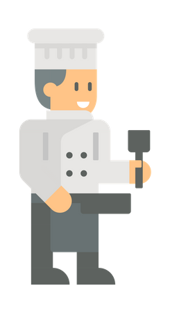 Chefe de cozinha  Ilustração