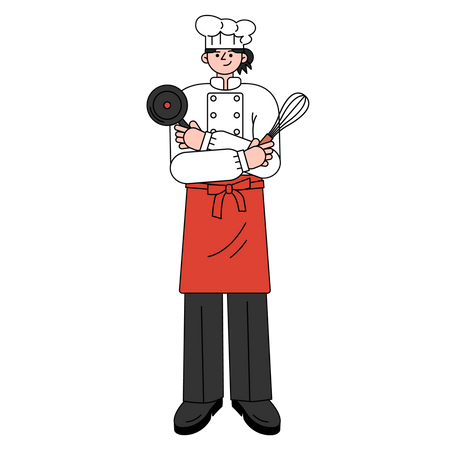Chefe de cozinha  Ilustração