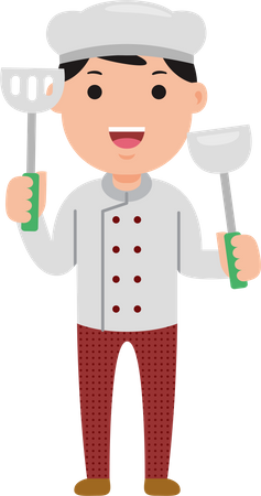 Chefe de cozinha  Ilustração