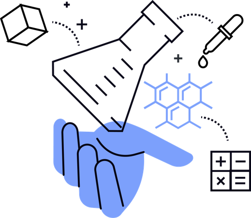 Chemical experiment  Illustration