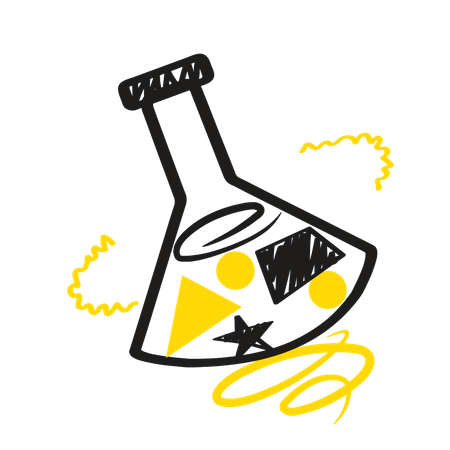 Chemical experiment  Illustration