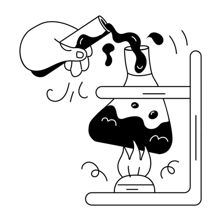 Chemical Experiment  Illustration