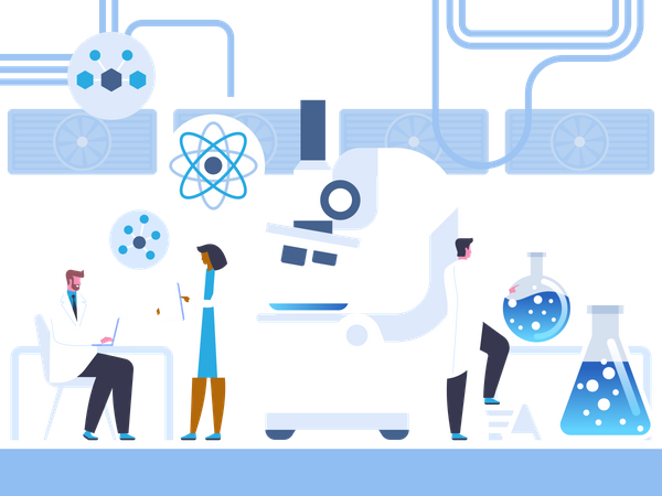 Chemical Lab  일러스트레이션