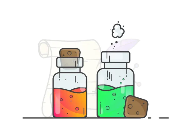 Chemical liquids  Illustration