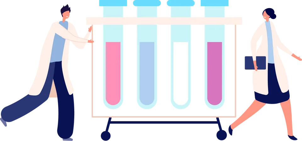 Chemical research  Illustration