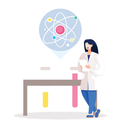 Chemical research  Illustration