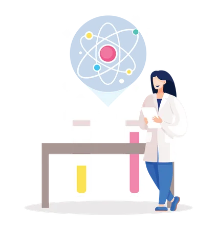 Chemical research  Illustration