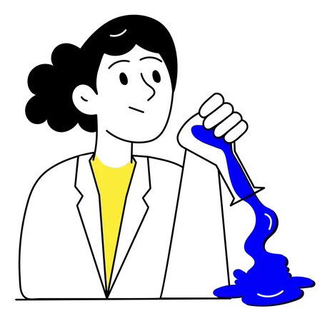 Chemical Spill  Illustration