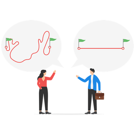 Des parcours commerciaux compliqués  Illustration