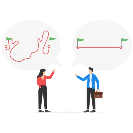 Des parcours commerciaux compliqués  Illustration