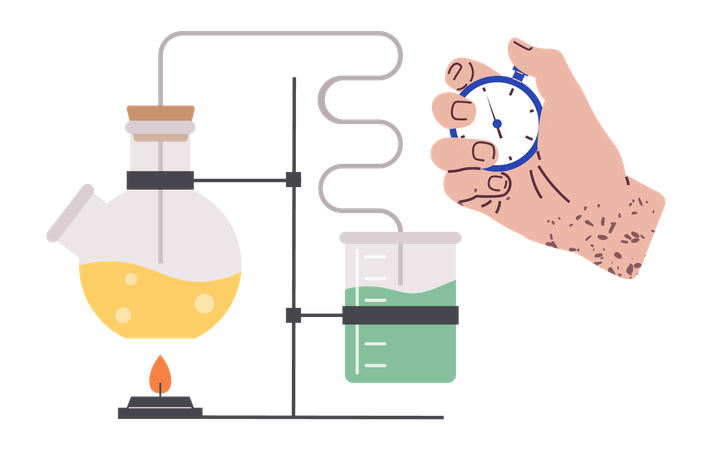 Chemische Forschung  Illustration