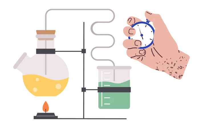 Chemische Forschung  Illustration