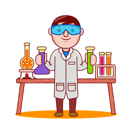 Chemist Illustration