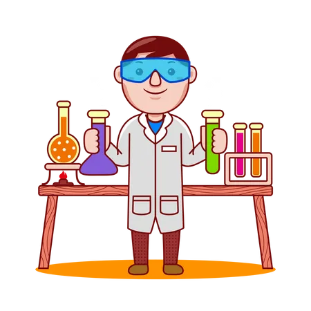 Chemist  Illustration