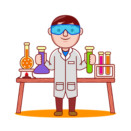 Chemist  Illustration