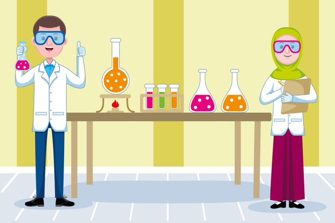 Chemist  Illustration