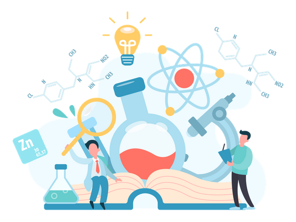 Chemistry education  Illustration