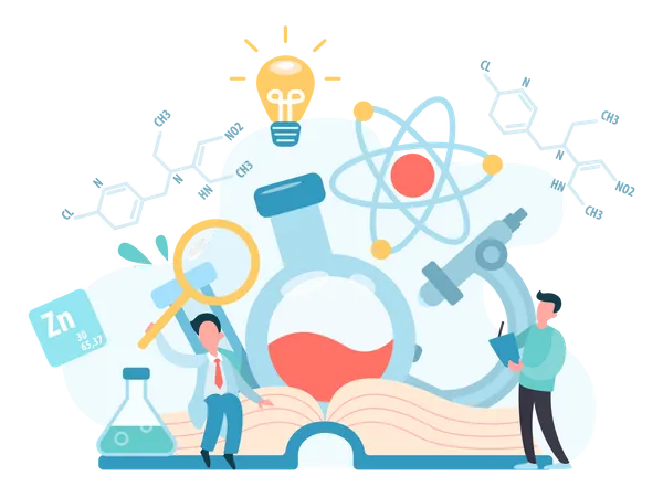 Chemistry education  Illustration