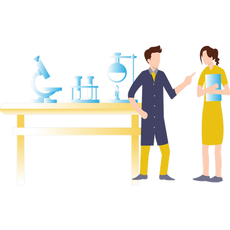 Chemistry Lab  Illustration