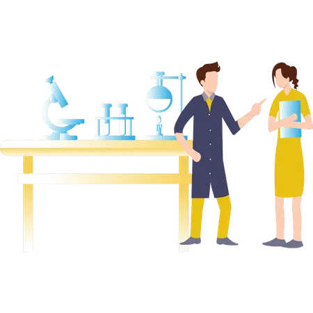 Chemistry Lab  Illustration